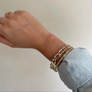 Kendra Scott Malia Gold Bangle Bracelet Set